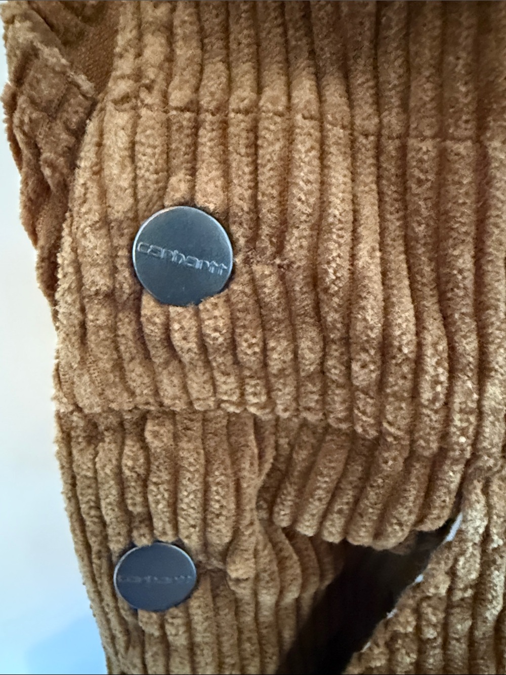 Carhartt Brown Women’s Corduroy Bib Straight Overalls - Picture 4 of 10